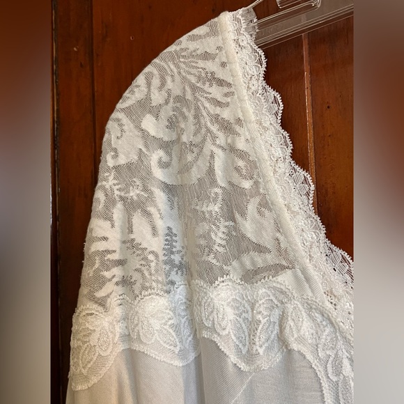 Free People White Lace Top - Picture 3 of 4